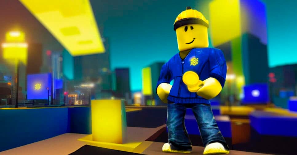 Banco do Brasil e Roblox (Foto: Reprodução) 