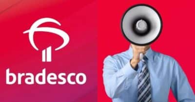 Aviso do Bradesco nesta quinta 12/6 a clientes que usam o app do banco - Foto: Montagem