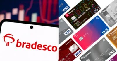 Bradesco comunica clientes sobre bloqueio de cartões de crédito (Foto: Montagem/TV Foco)