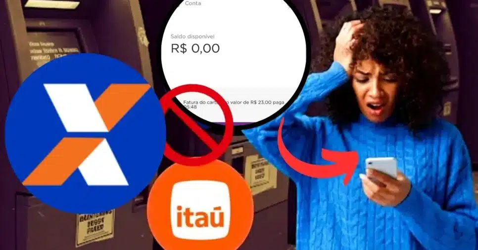 Golpe nos caixas eletrônicos estão zerando a conta de correntistas, ainda mais nesses dias (Foto Reprodução/Montagem/Tv Foco/Canva/Lennita)