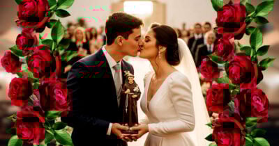 Conquiste o seu amor com essas três simpatias para Santo Antônio (Foto Reprodução/Montagem/Lennita/Tv Foco/Canva)