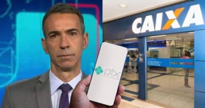 César Tralli e alertas no PIX da Caixa e mais - Foto Reprodução Internet