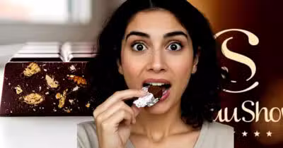 Chocolate da Cacau Show foi denunciado após a descoberta de inseto esmagado em uma barra de chocolate (Foto Reprodução/Montagem/Canva/Lennita/Tv Foco/Logo/Imagem meramente ilustrativa)