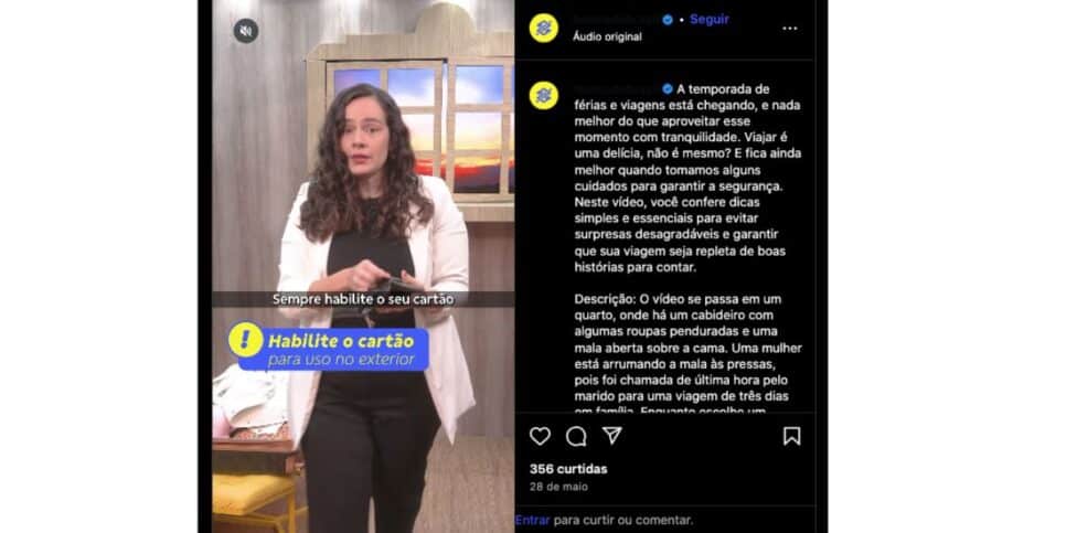Comunicado do Banco do Brasil (Foto: Reprodução / Instagram)