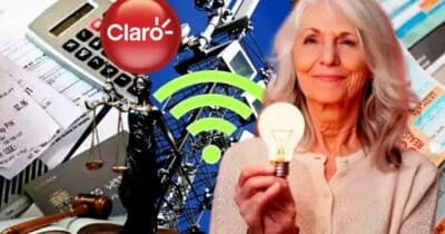 Graças a uma nova lei, idosos se livram dos juros abusivos de certas contas, até da fatura da Claro (Foto Reprodução/Montagem/Tv Foco/Canva/Globo/Lennita)