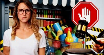 Supermercado tem fechamento anunciado após se afundar em dívidas (Foto Reprodução/Montagem/Lennita/TV Foco/Canva)