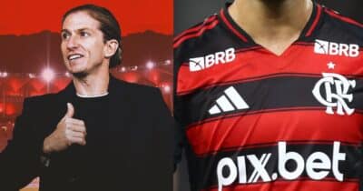 Filipe Luís no Flamengo e novo reforço - Foto Reprodução Internet