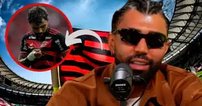 Gabigol faz revelação sobre volta ao Flamengo (Foto Reprodução/Montagem/Lennita/Tv Foco/Canva/Youtube/CNN)