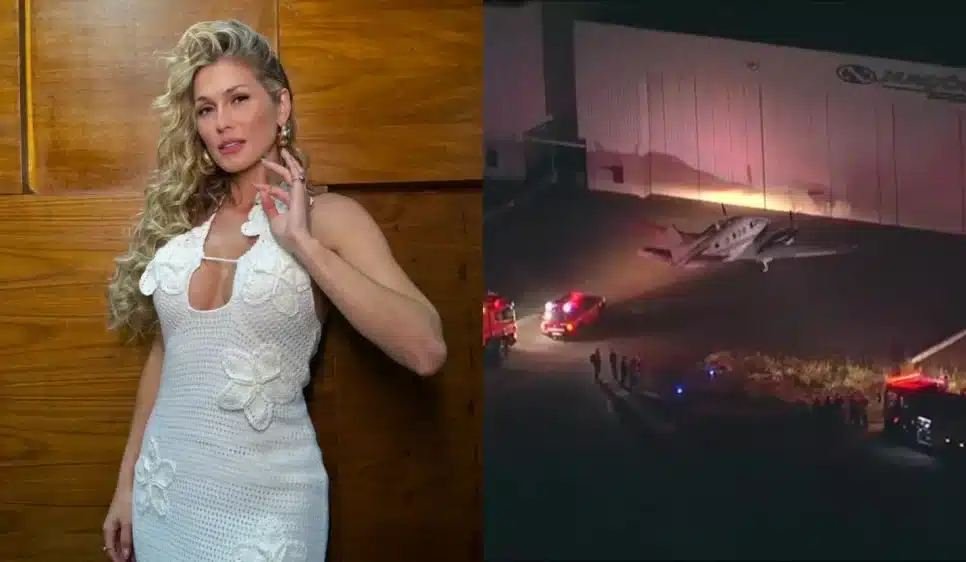 Apresentadora Lívia Andrade relata os momentos de pânico em avião (Foto: Reprodução/ Internet)