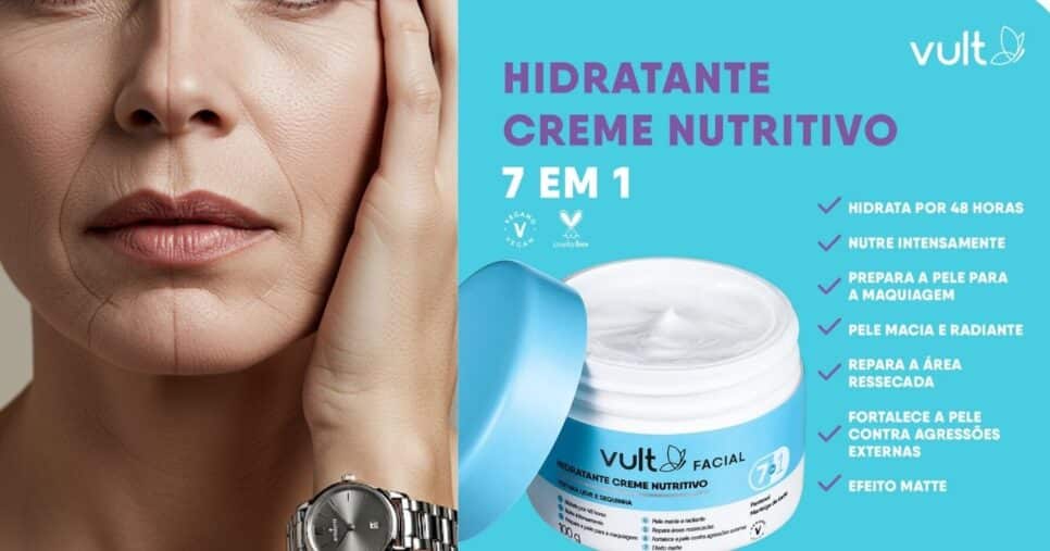 Vult Hidratante Facial Nutritivo (Foto Reprodução/Montagem/TV Foco/Lennita/GMN/Internet)