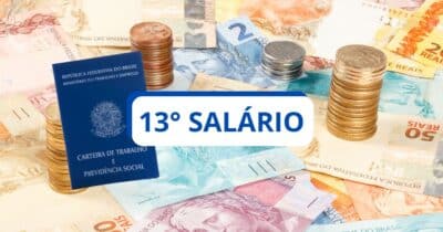 Ilustração 13° salário (Fotos: Canva)