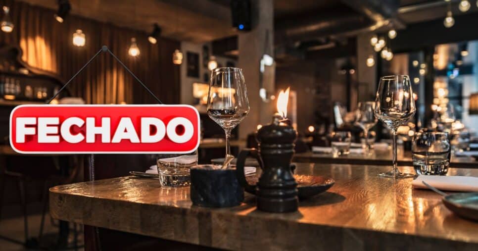 Ilustração restaurante fechado (Foto: Canva)