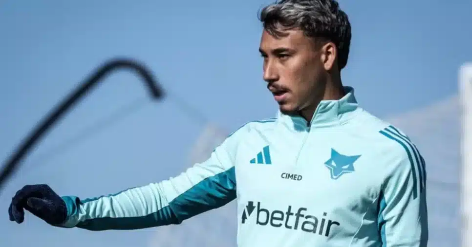 Japa voltou a treinar com o elenco do Cruzeiro (Foto: Reprodução/ Internet)