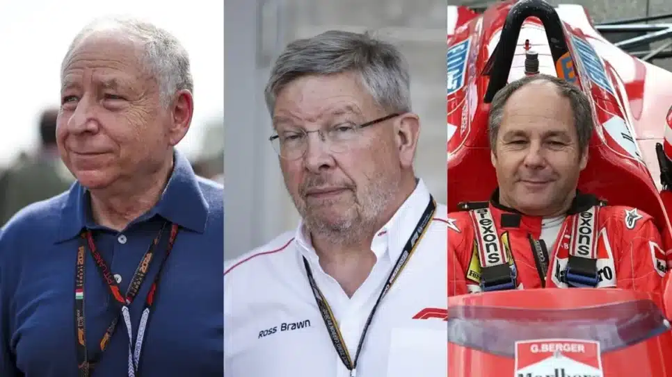 Jean Todt, Ross Brawn e Gerhard Berger são únicos amigos autorizados a verem o ex-piloto (Foto: Reprodução/ Internet/ Montagem)