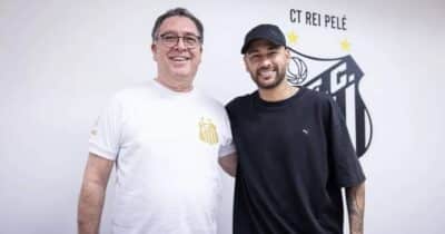 Nova dupla de Neymar: Teixeira libera PIX por reforço de peso no Santos (Foto: Montagem/TV Foco)