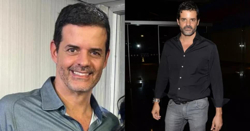 O famoso ex-ator da Globo era galã de A Viagem (Foto: Reprodução/Montagem TV Foco)