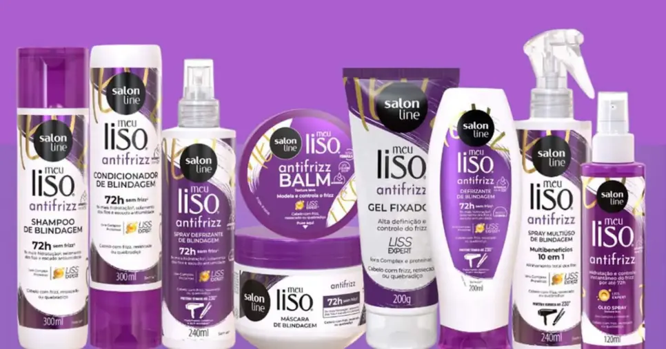Kit Meu Liso Antifrizz da Salon Line para cabelos alinhados (Foto: Reprodução/ Internet) Kit Meu Liso Antifrizz da Salon Line para cabelos alinhados (Foto: Reprodução/ Internet)