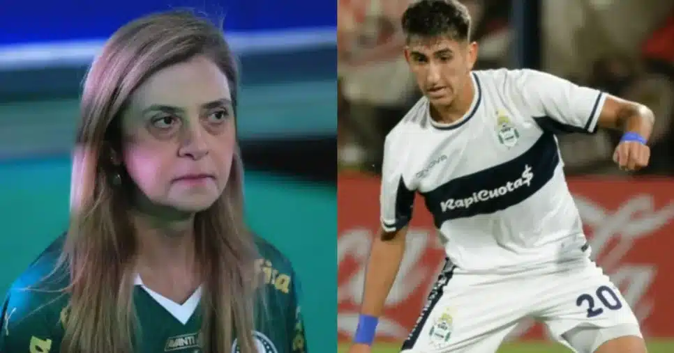 Rasteira no Cruzeiro: Leila Pereira quer Alan Lescano no Palmeiras (Foto: Reprodução/Montagem TV Foco)