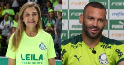 Leila Pereira quer contratar substituto de Weverton no Palmeiras  (Foto: Montagem/TV Foco)