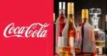 Logo Coca-Cola e bebidas alcoólicas