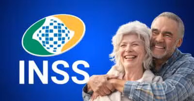 Logo do INSS e idosos (Fotos: Reproduções / Internet / Canva)