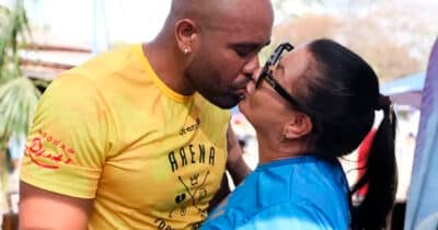 Mãe de Marília Mendonça e seu namorado (Foto: Reprodução)