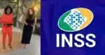 Maju Coutinho e Poliana Abritta no Fantástico, e logo do INSS (Fotos: Reproduções / Globo / Internet)