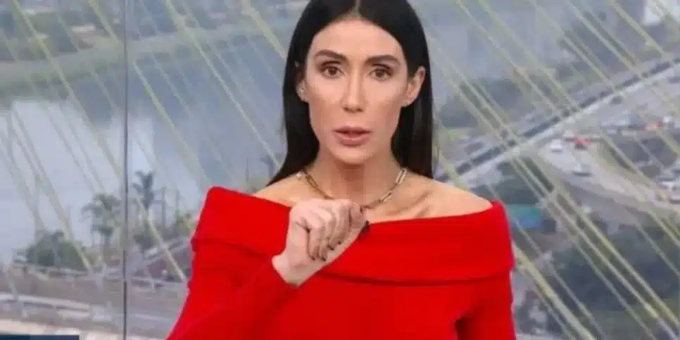 Michelle Barros no BDSP, da Globo (Foto Reprodução/Globo)