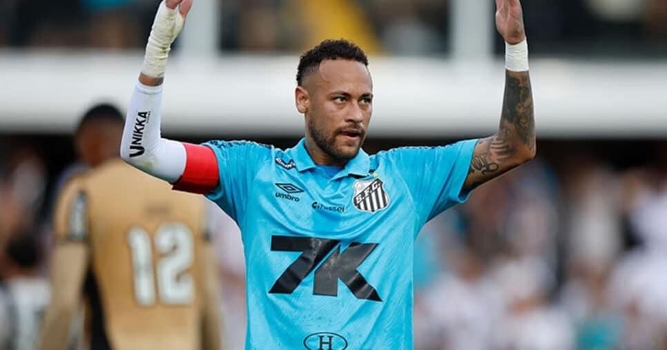 Neymar no Santos (Foto: Reprodução)