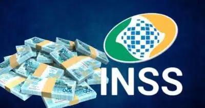 Notas de cem reais e logo do INSS (Fotos: Reproduções / Canva / Internet)