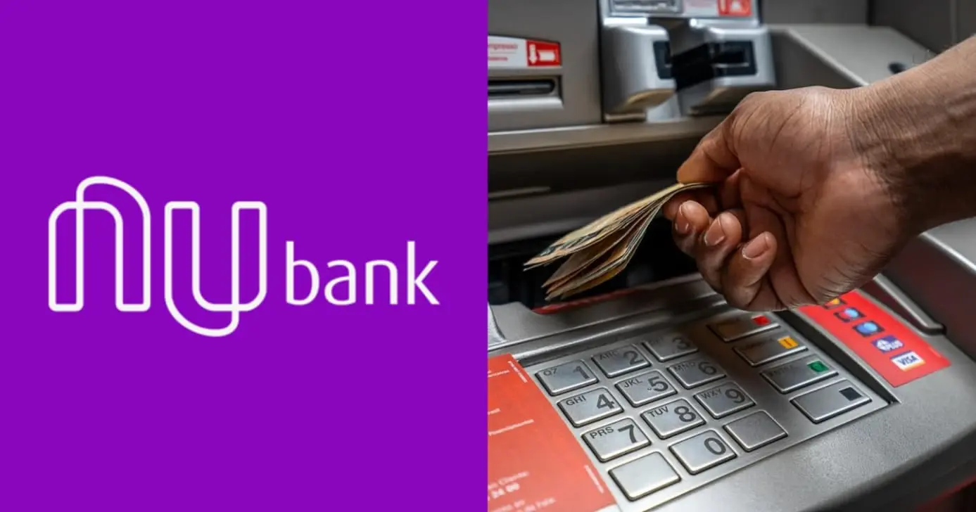 Nubank - Saque Foto: Montagem