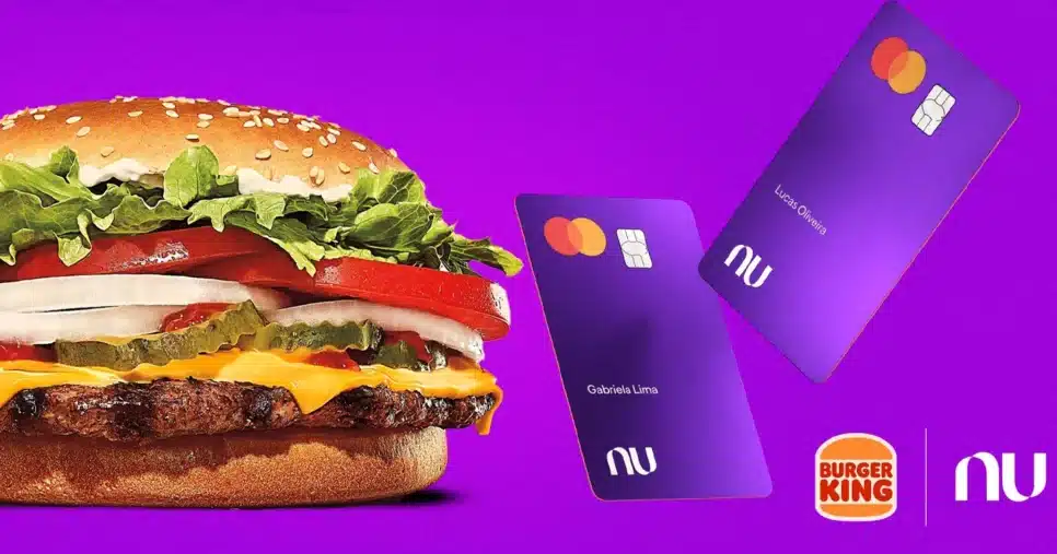 Parceria do Nubank e BK (Foto: Reprodução)