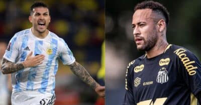 Paredes / Neymar - Montagem: TVFOCO