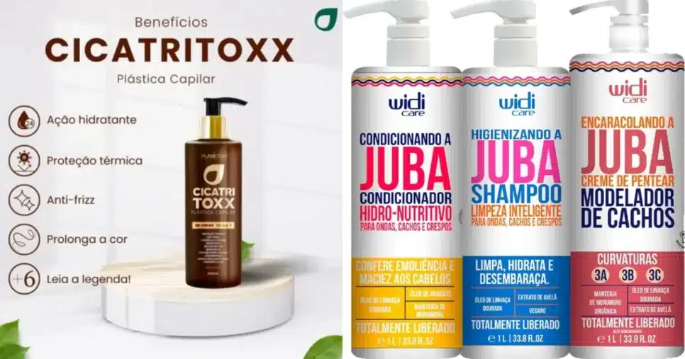Produtos para o cabelo cacheado e crespo (