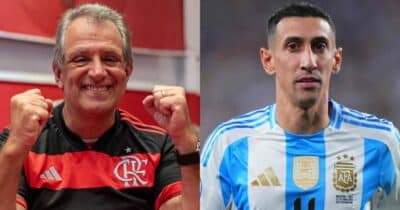 Rasteira em Bap no Flamengo: Substituto de Di Maria é cravado (Foto: Montagem/TV Foco)