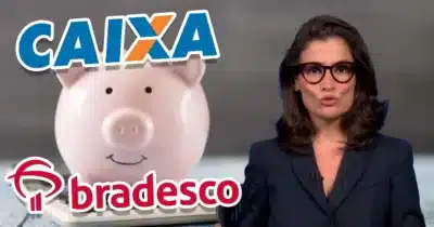 Renata Vasconcellos - Jornal Nacional - Poupança - Caixa e Bradesco (Foto: Reprodução)