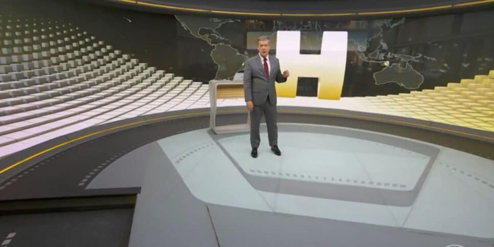 Roberto Kovalick no Jornal Hoje (Foto: Reprodução / Globo)