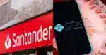 Santander, PIX e notas de cinquenta reais. (Fotos: Reproduções / Internet)