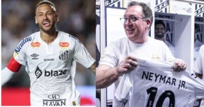 Santos: Neymar faz exigência para assinar; Teixeira bate martelo (Foto: Montagem/TV Foco)