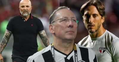 Textor - Botafogo - Sampaoli e Zubeldía (Foto: Reprodução)