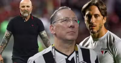 Textor - Botafogo - Sampaoli e Zubeldía (Foto: Reprodução)