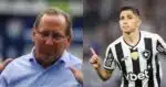 Textor ciente: Savarino tem desfecho sobre adeus no Botafogo (Foto: Montagem/TV Foco)