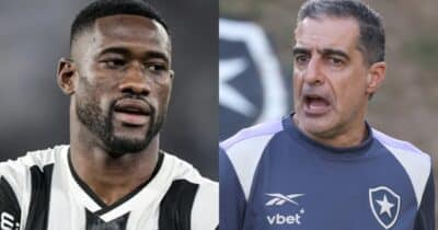 Textor sabe: Botafogo perde Bastos e Renato Paiva é avisado (Foto: Montagem/TV Foco)