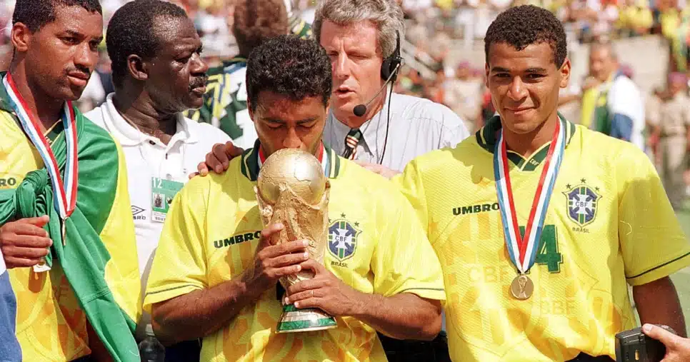 Time do Brasil na Copa do Mundo de 1994 e (Foto: Reprodução)