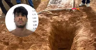 Túmulo - Lázaro Barbosa (Foto: Reprodução)
