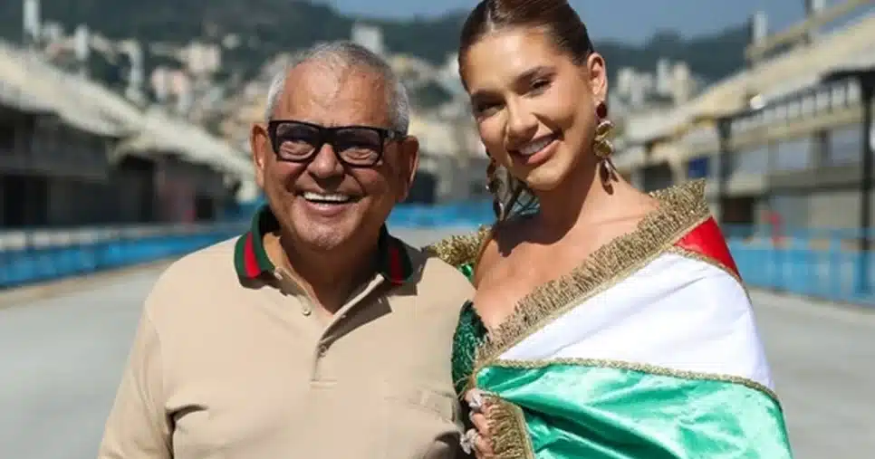 Virgínia Fonseca e presidente da Grande Rio(Foto: Reprodução)