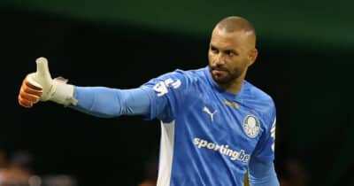 Weverton no Palmeiras (Foto: César Greco)