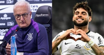 Dorival Jr avisado: Corinthians arma venda de Yuri Alberto e +2 (Foto: Reprodução/Montagem TV Foco)