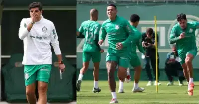 Abel exige e Palmeiras fecha com atacante de 100M até 2029 - Montagem / TV FOCO