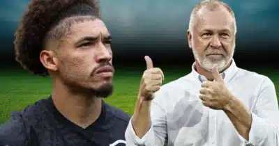 Adryelson e Mano Menezes (Foto: Reprodução / Grêmio / Montagem TV Foco)